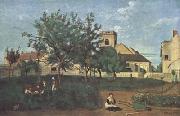 Jean Baptiste Camille  Corot Rosny-sur-Seine (mk11) oil on canvas